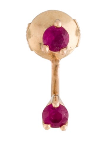 Anita Ko Single Earring 18K Ruby Orbit