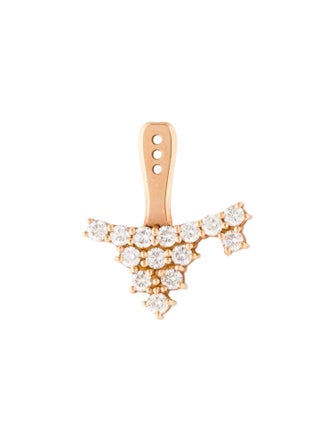 Anita Ko 18K Diamond Cluster Single Ear Jacket Earring