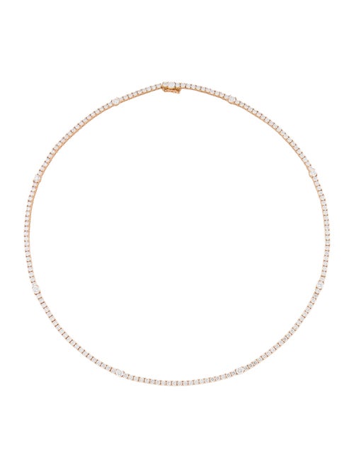 Anita Ko 18K 7.85ctw Diamond Collins Necklace