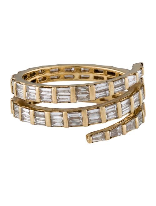 Anita Ko 18K 2.46ctw Diamond Three Row Coil Ring