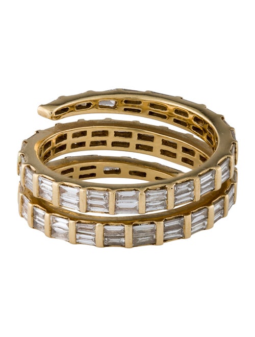 Anita Ko 18K 2.46ctw Diamond Three Row Coil Ring