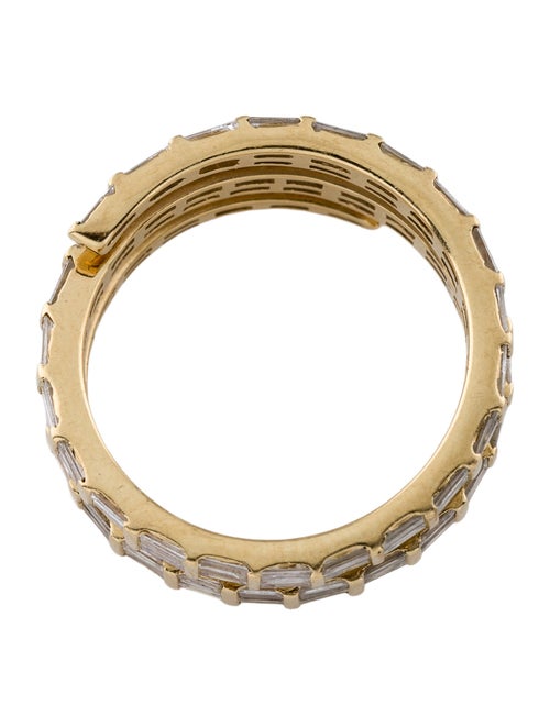 Anita Ko 18K 2.46ctw Diamond Three Row Coil Ring