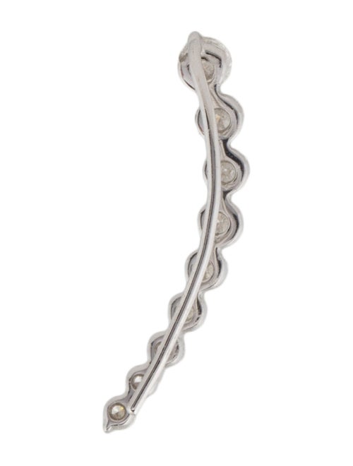 Anita Ko 18K Diamond Floating Left Ear Climber Single Earring