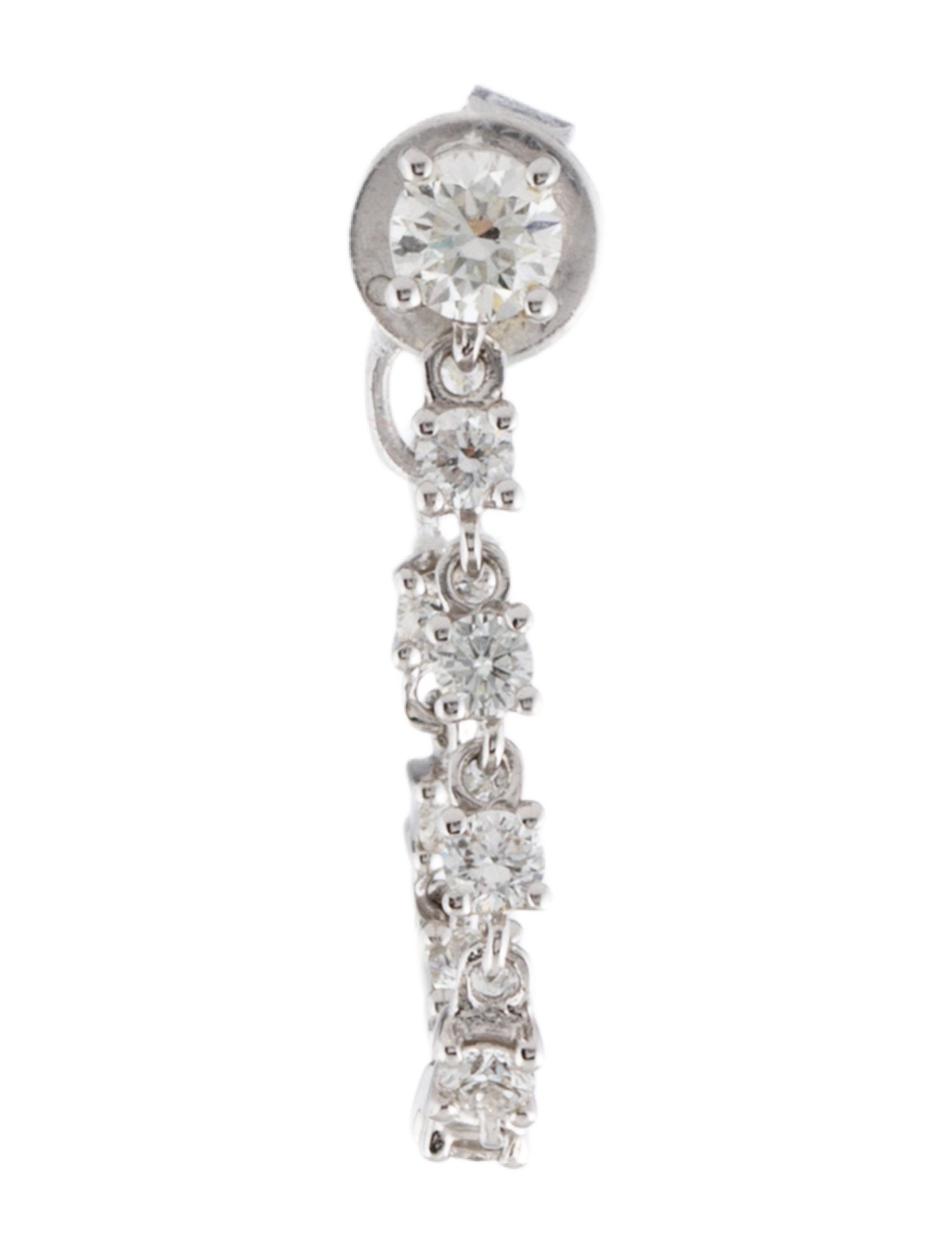 Anita Ko 18K Diamond Loop Single Earring