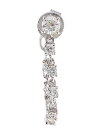 Anita Ko 18K Diamond Loop Single Earring