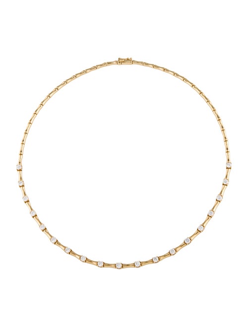 Anita Ko 18K Diamond Bamboo Choker