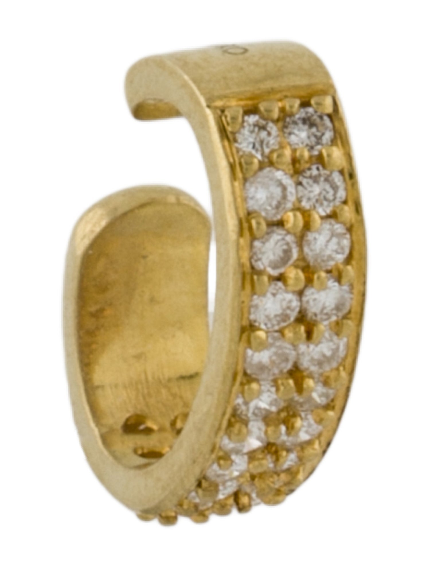 Anita Ko 18K Diamond Two Row Ear Cuff