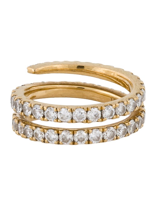 Anita Ko 18K Diamond Pinky Coil Ring