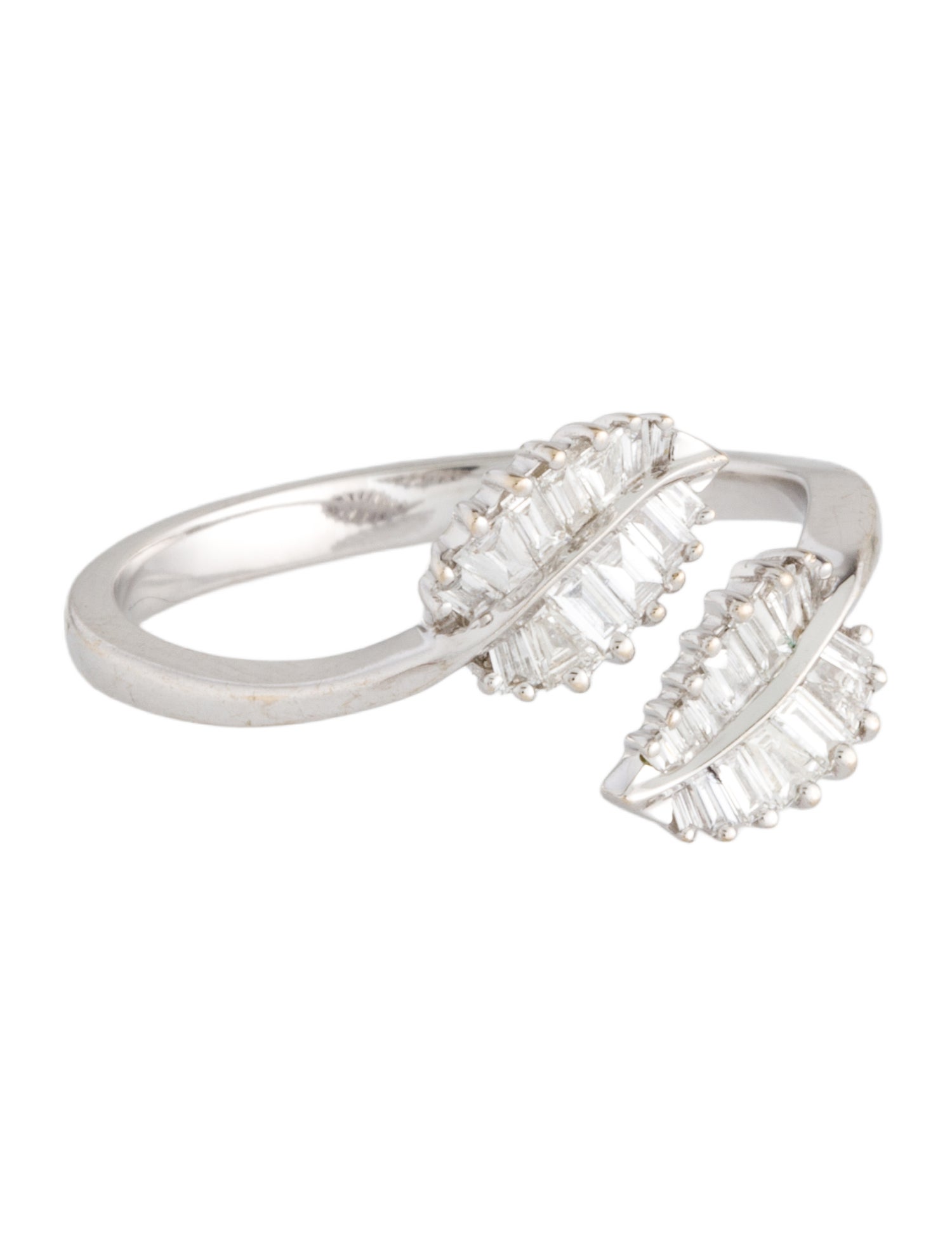 Anita Ko 14K Diamond Small Palm Leaf Ring