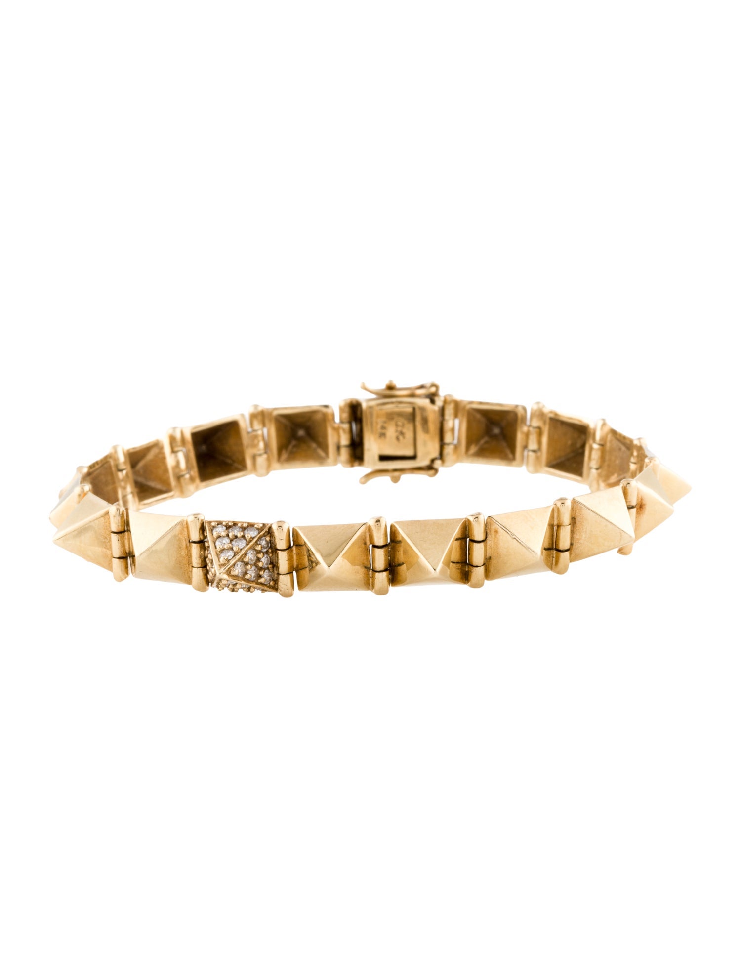 Anita Ko 14K Diamond Spike Bracelet