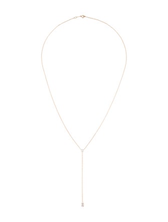 Anita Ko 18K Diamond Heart & Marquise Lavalier Necklace