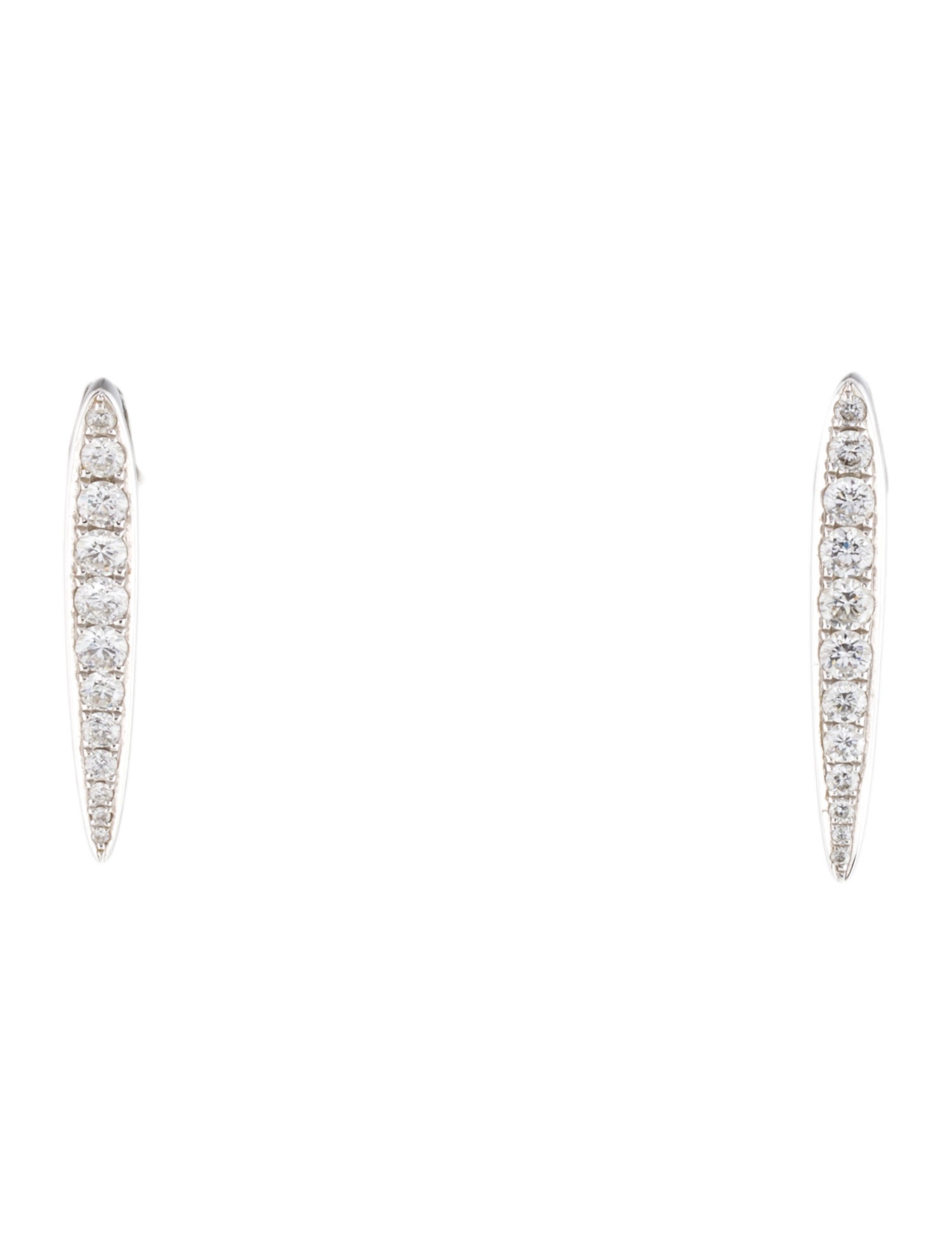 Anita Ko 18K Diamond Spear Earrings