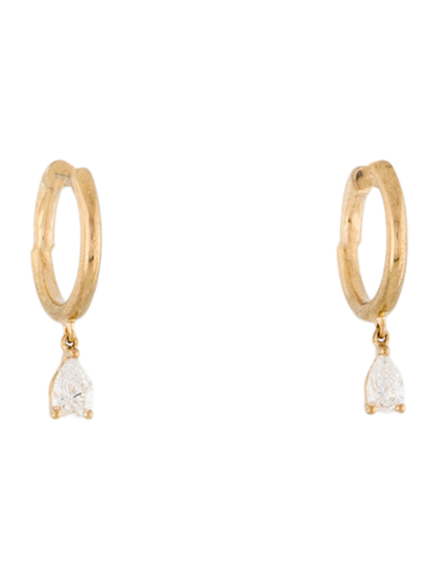 Anita Ko 18K Diamond Shaker Hoop Earrings