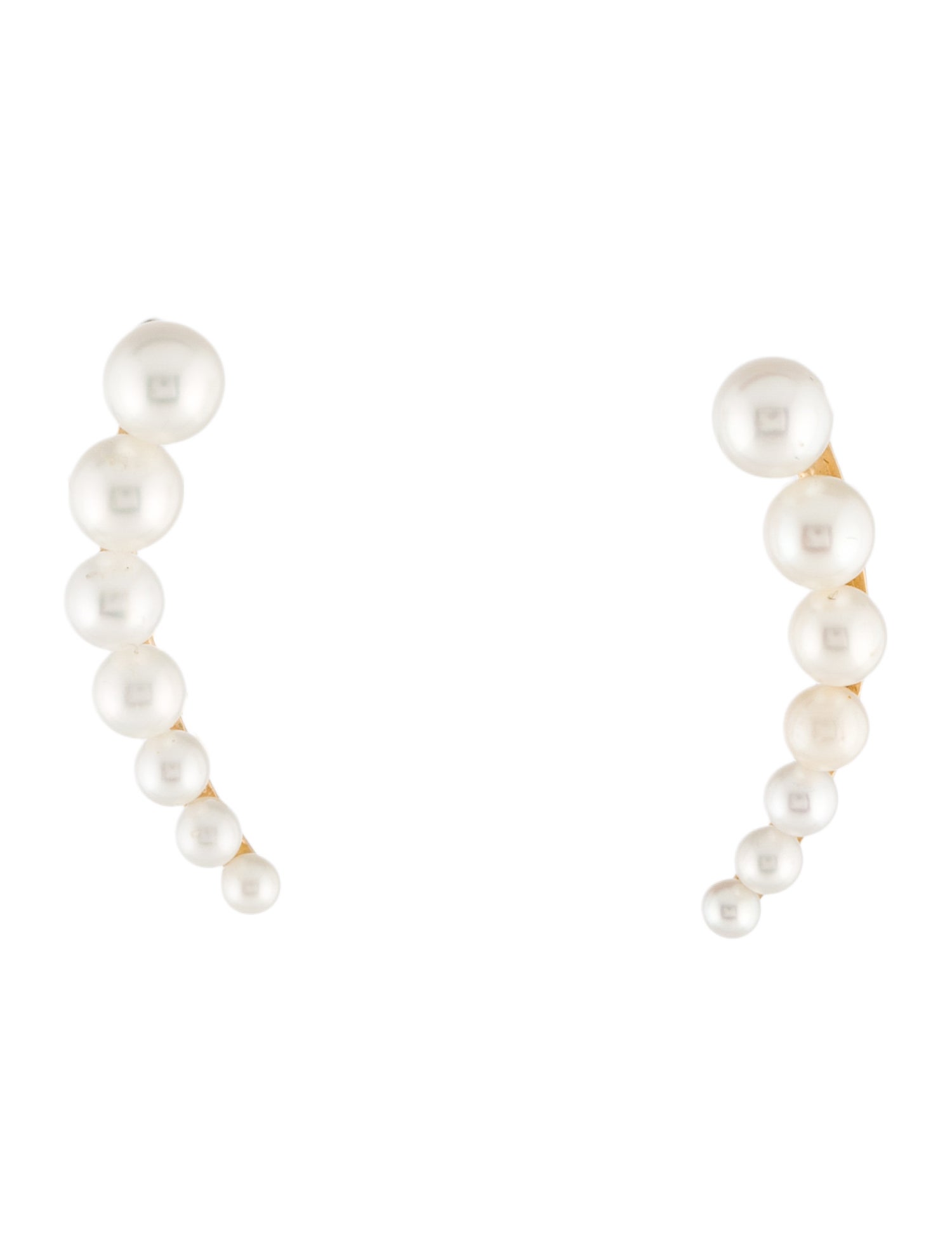 Anita Ko 18K Pearl Floating Earrings