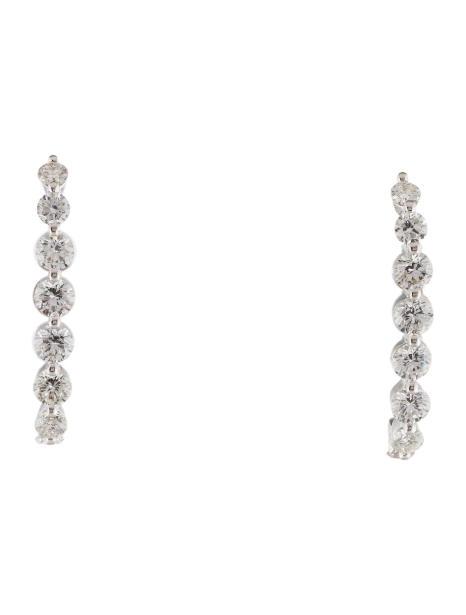 Anita Ko 18K Diamond Floating Lobe Cuff Earrings