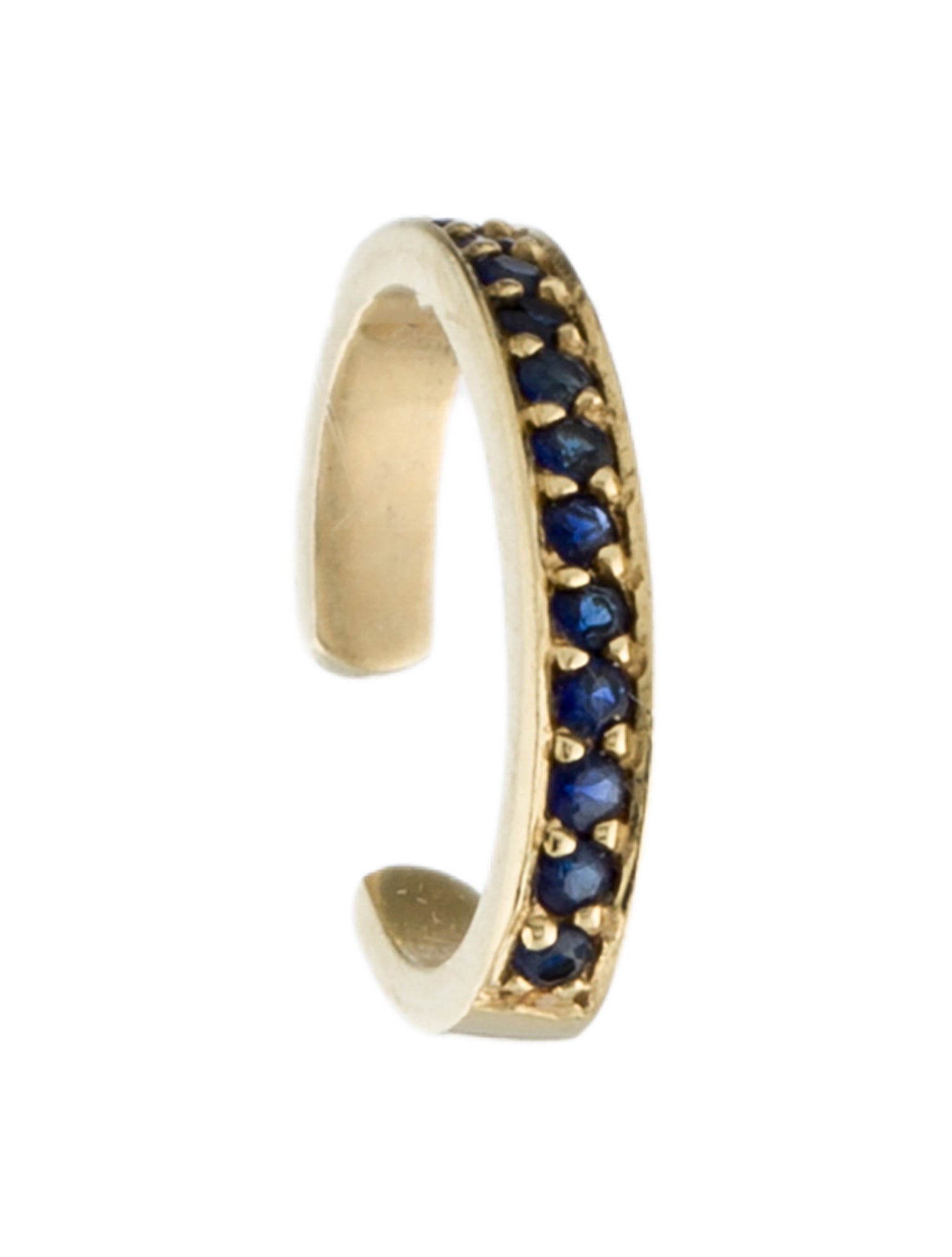 Anita Ko 18K Sapphire Single Ear Cuff
