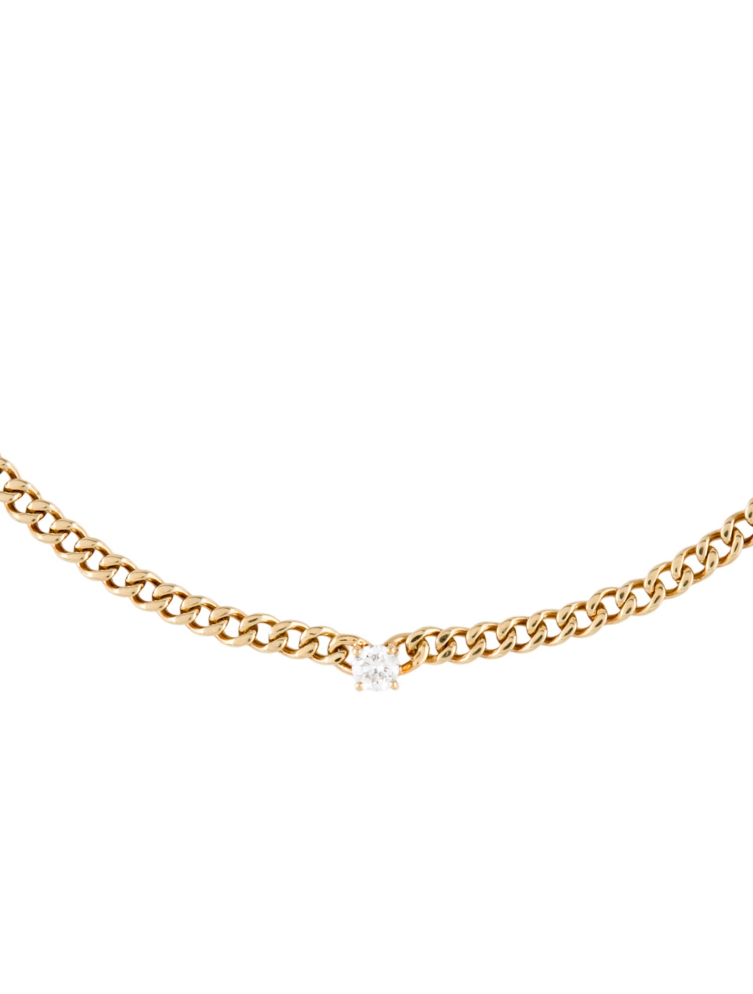 Anita Ko 18K Diamond Cuban Link Necklace