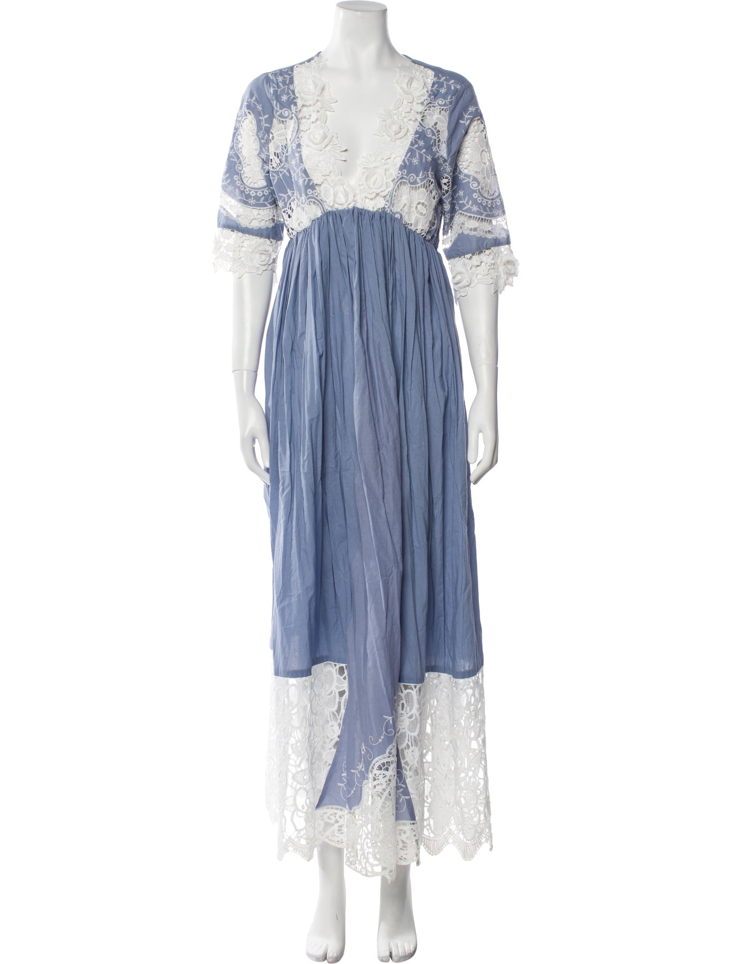 Anita Sinaga V-Neck Long Dress