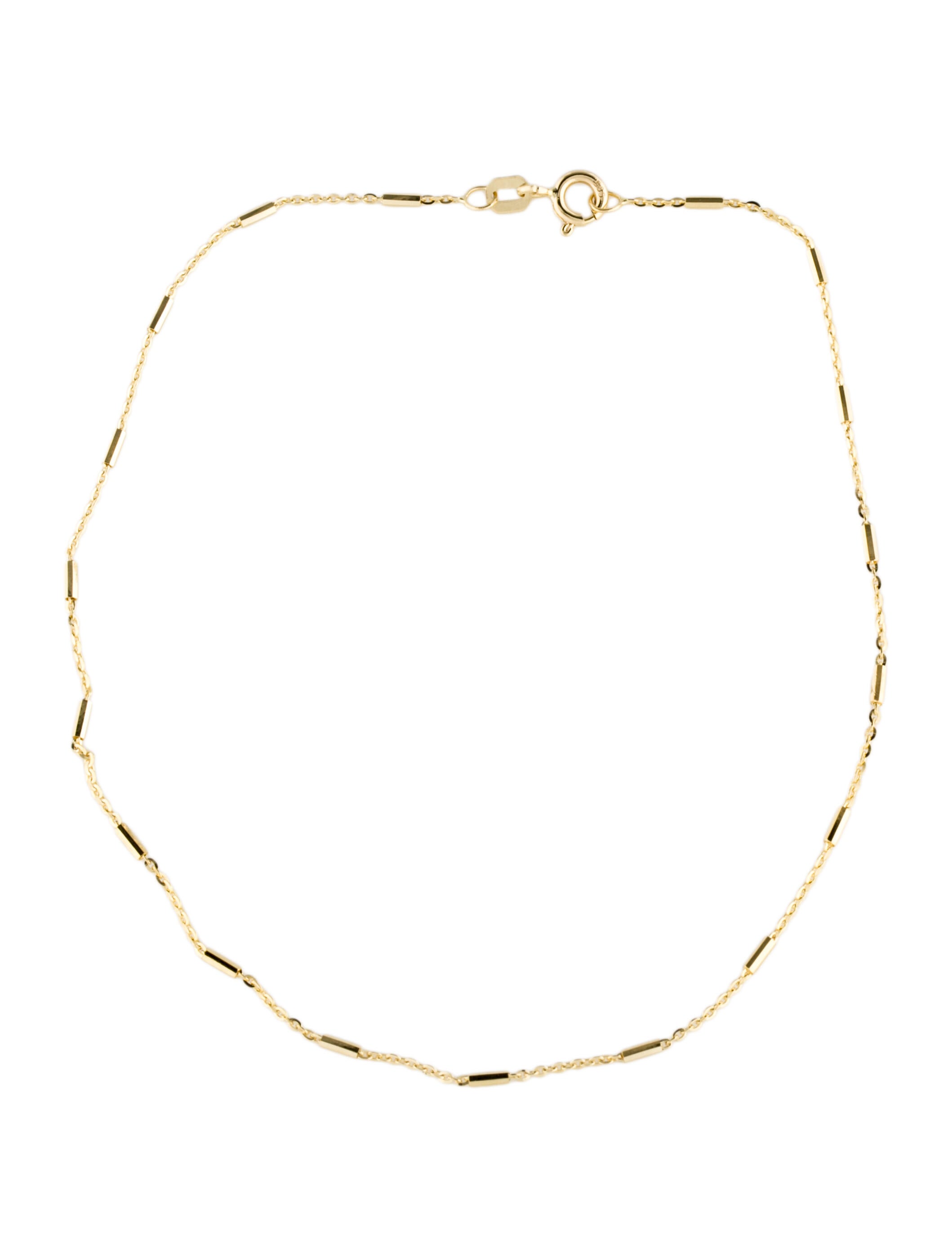 Anklet 14K Tube Station Anklet
