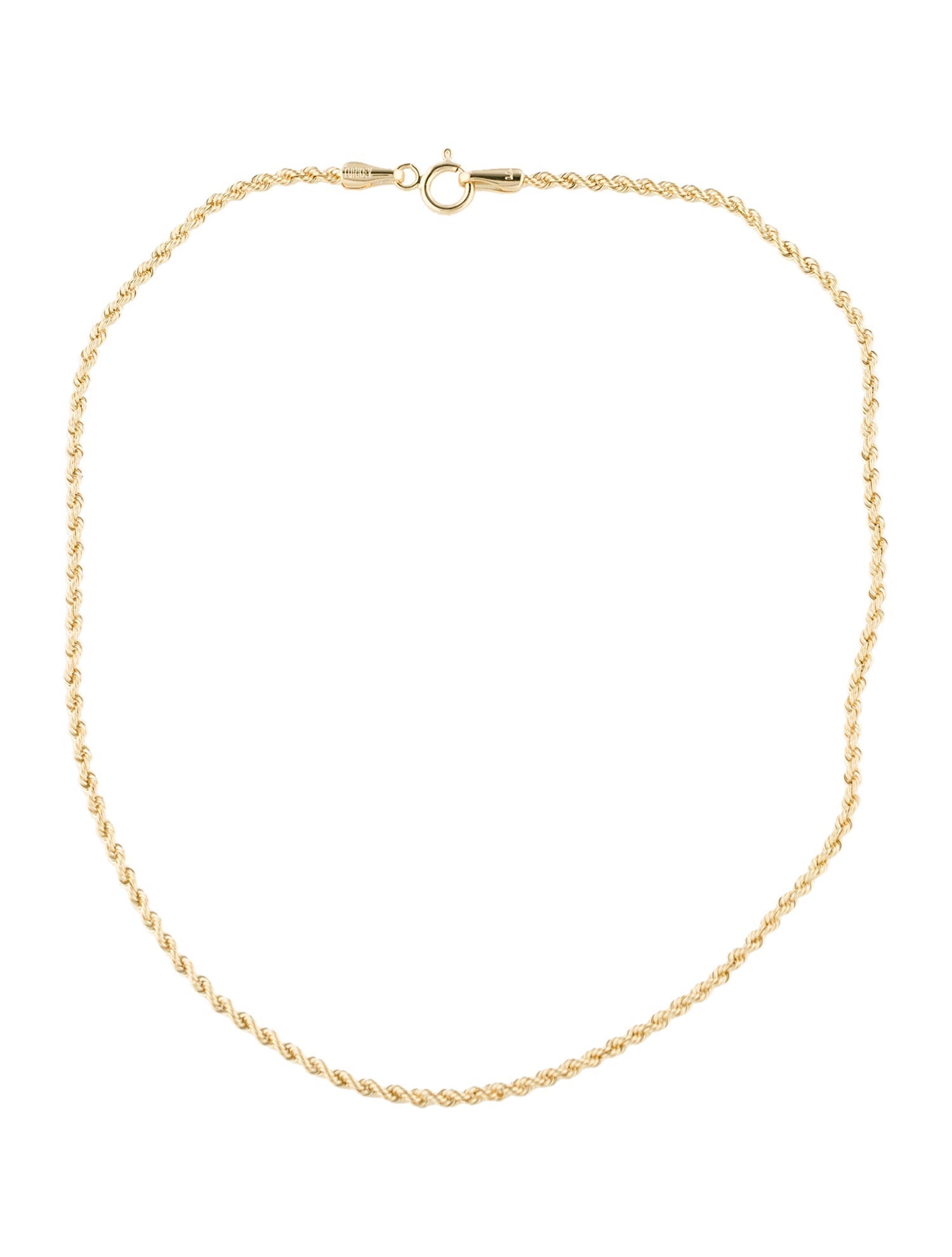 Anklet 14K Rope Chain Anklet