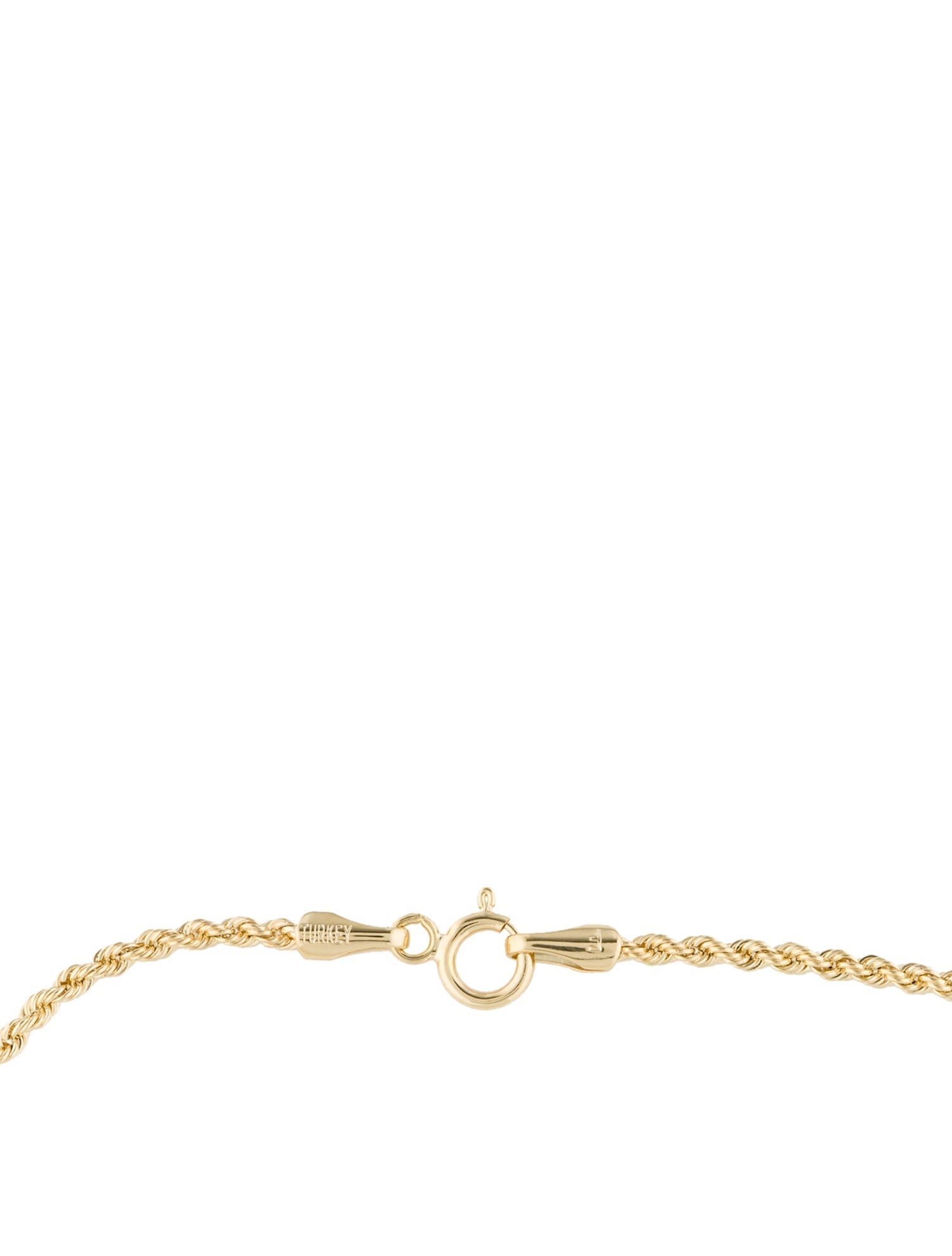 Anklet 14K Rope Chain Anklet