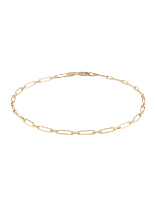 Anklet 14K Paperclip Link Chain Anklet