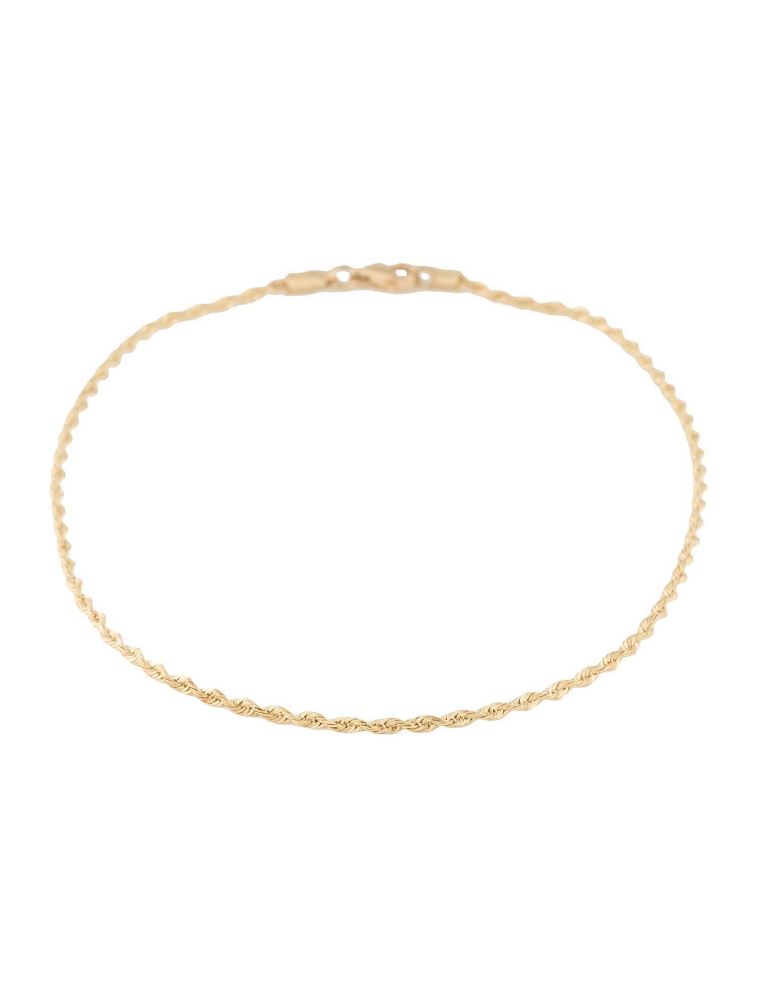 Anklet 14K Rope Chain