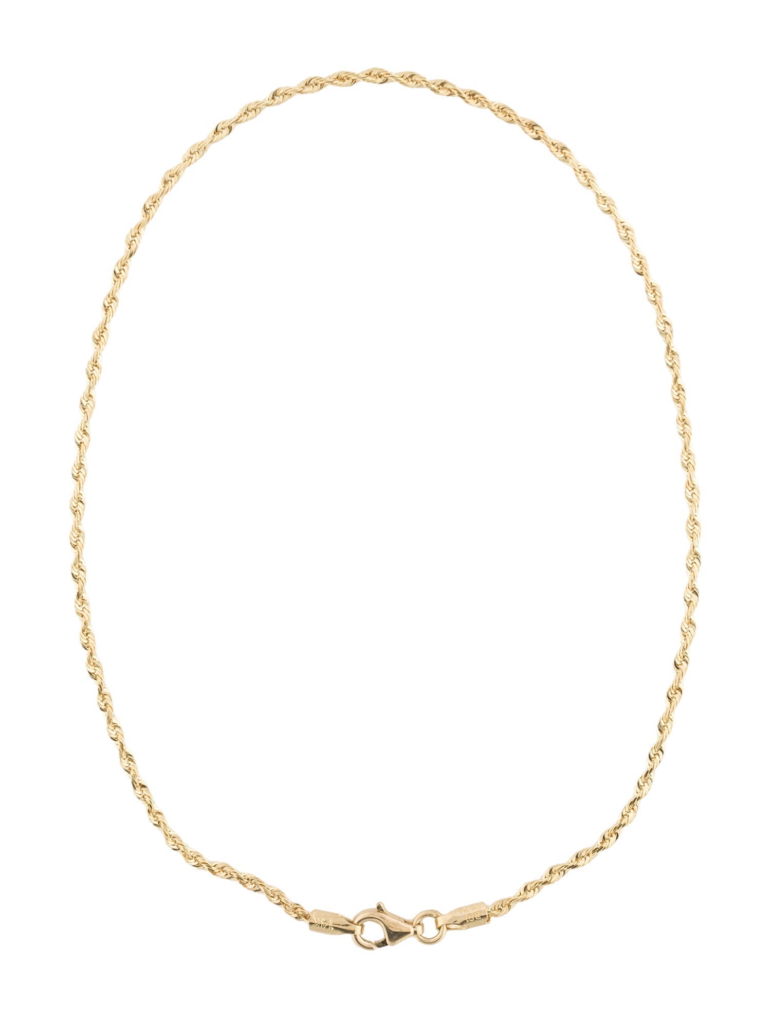 Anklet 14K Rope Chain Anklet