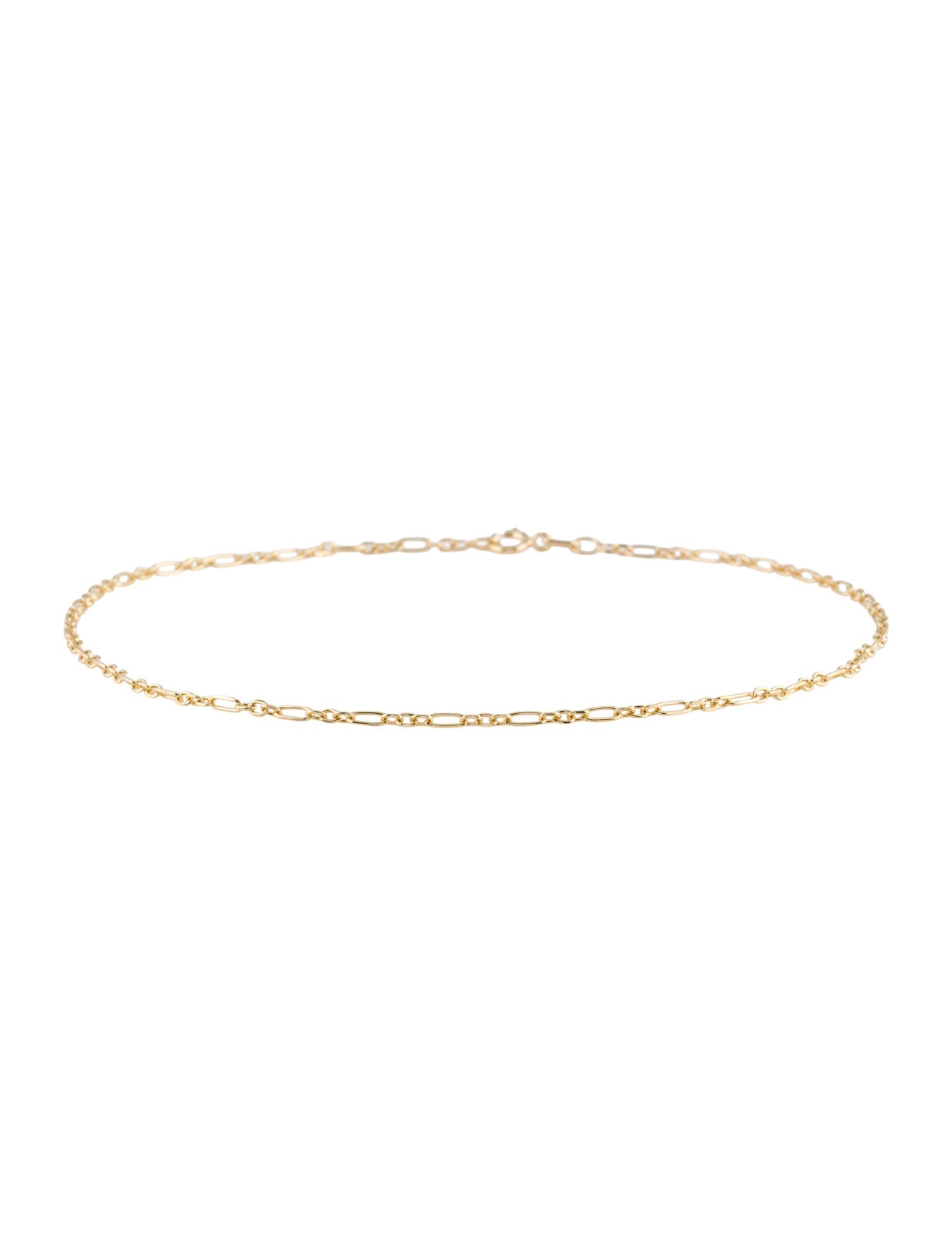 Anklet 14K Figaro Link Chain