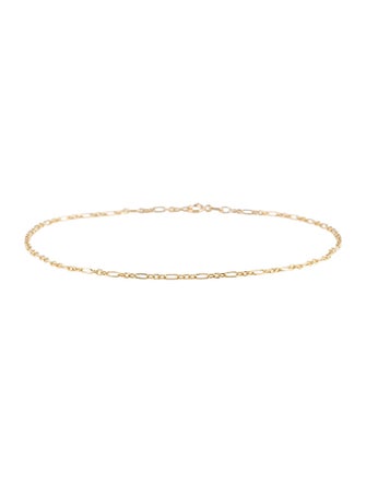 Anklet 14K Figaro Link Chain