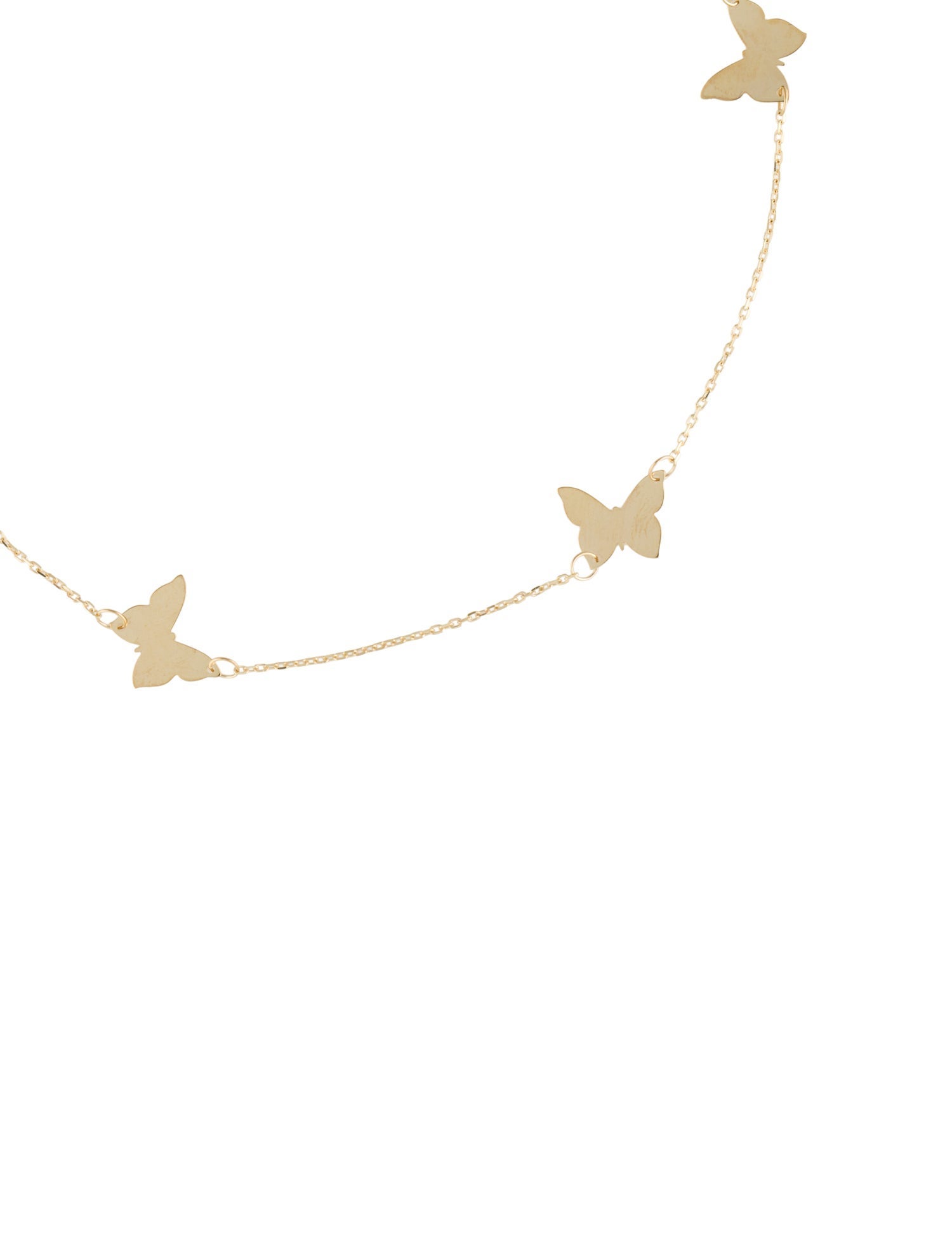 Anklet 14K Butterfly Station