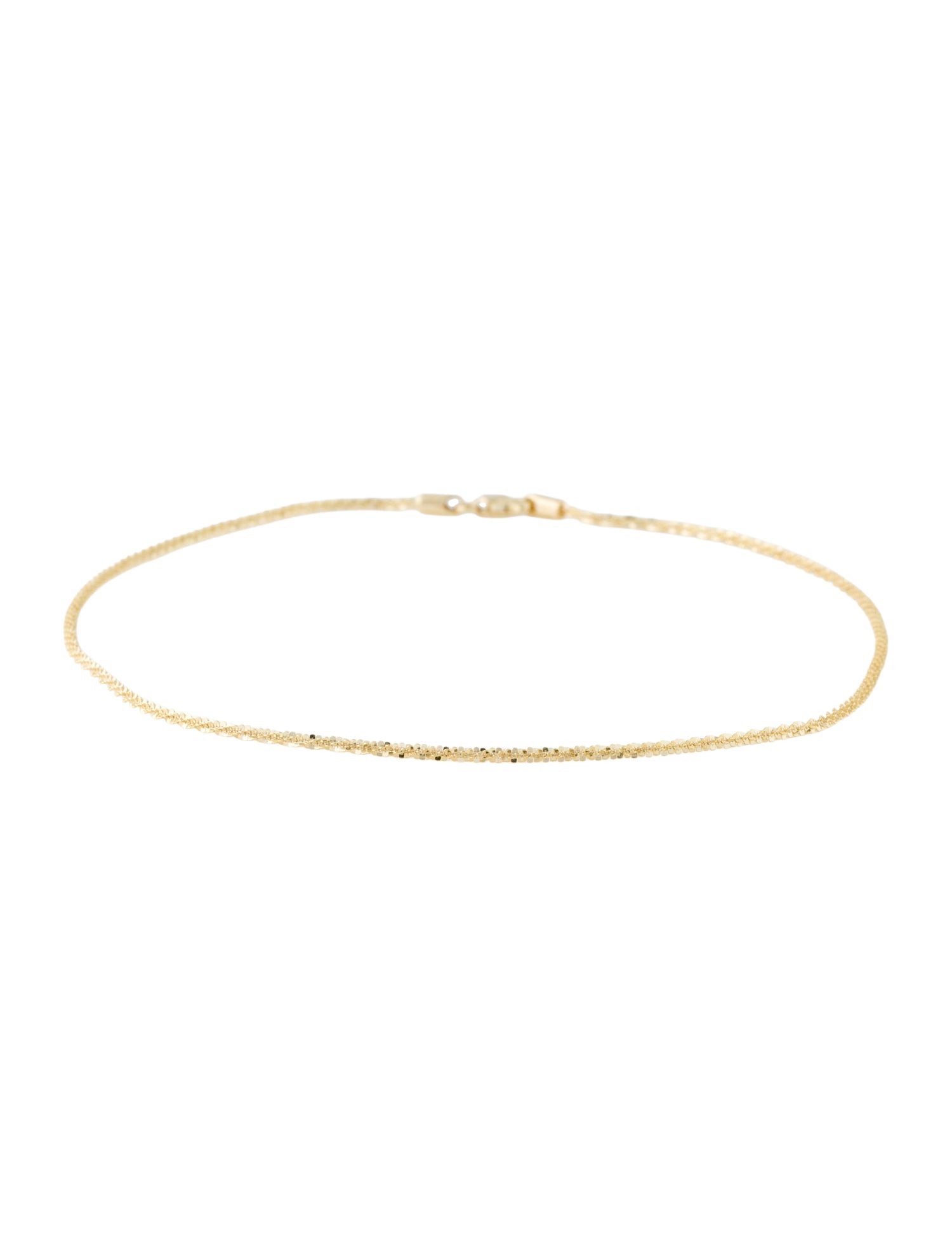 Anklet 14K Sparkle Chain Anklet