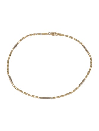 Anklet 14K Textured Chain Anklet