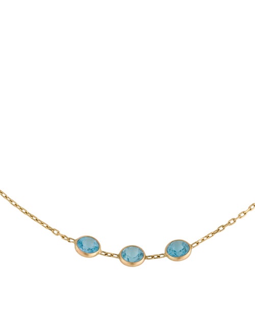 Anklet 14K Garnet, Topaz, & Amethyst Anklet