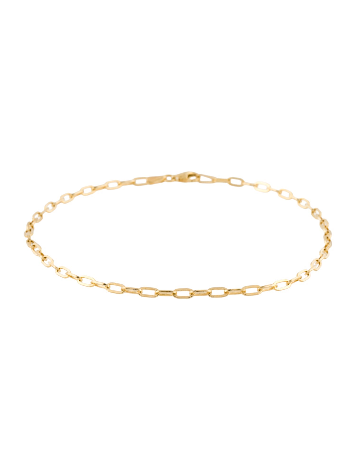 Anklet 14K Paperclip Link