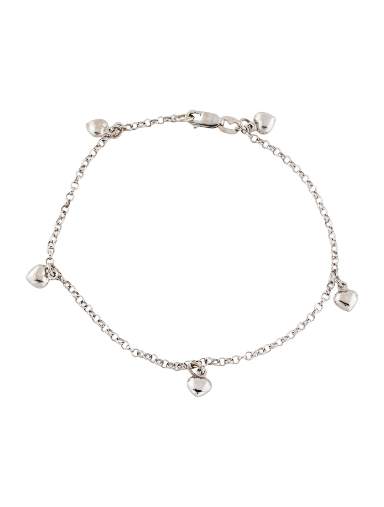 Anklet 14K Heart Charm