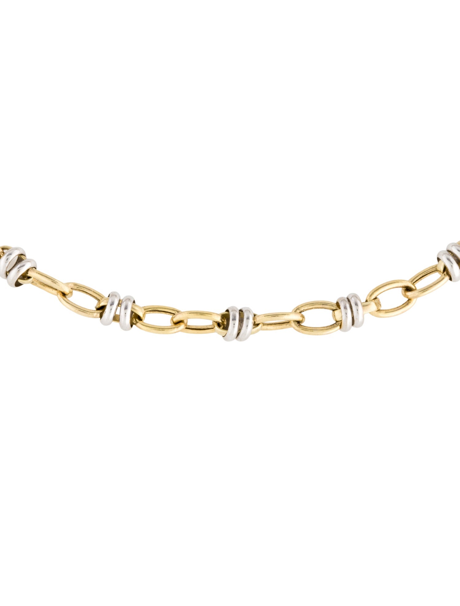 Anklet 14K Two-Tone Link