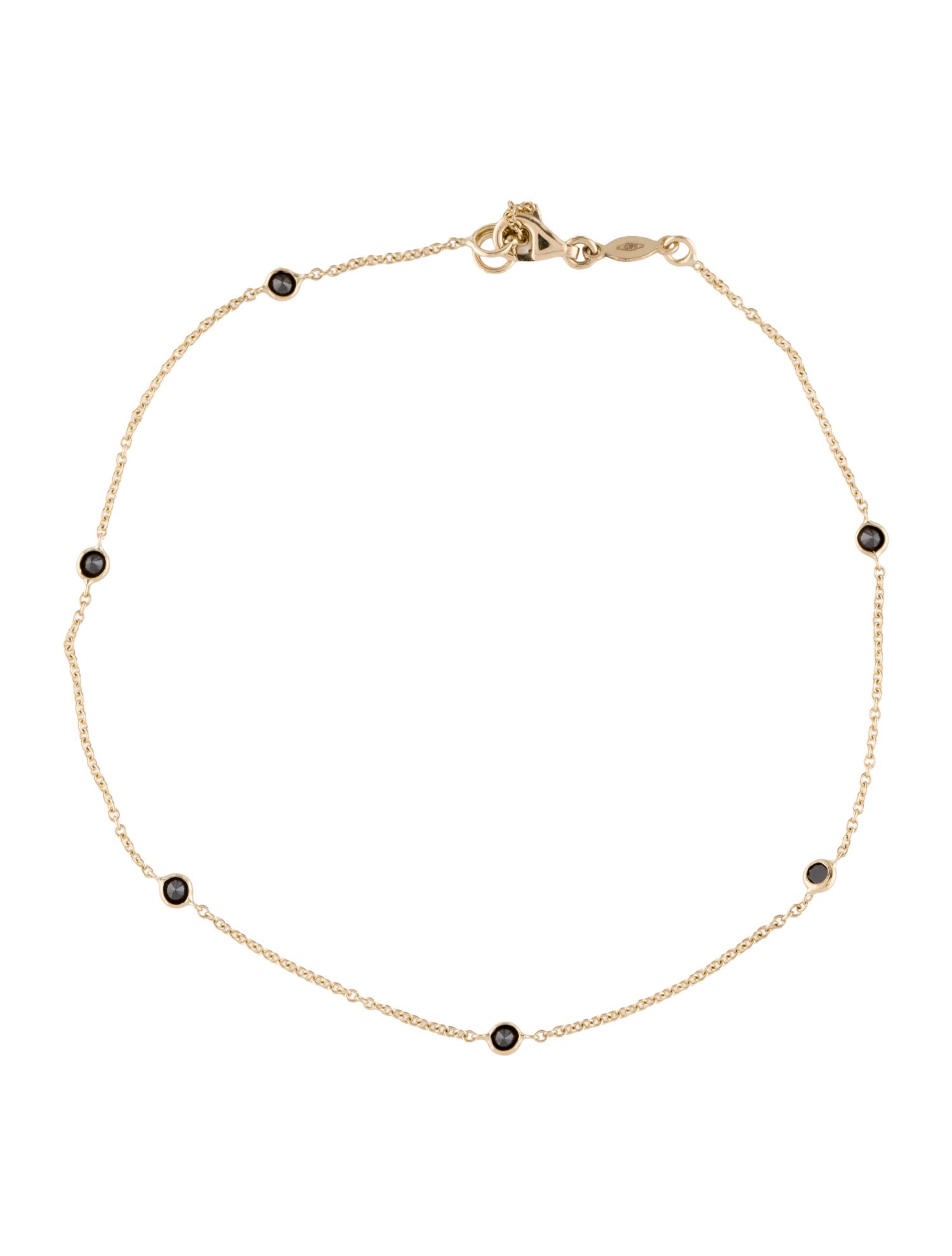 Anklet 14K Cubic Zirconia