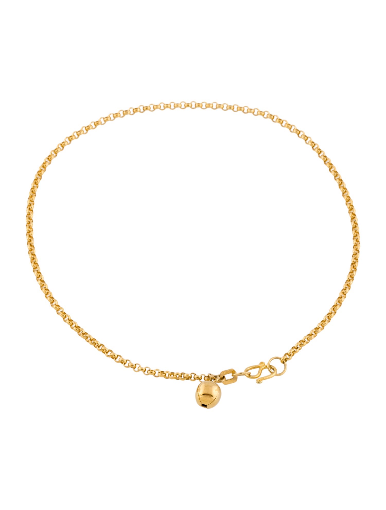 Anklet 14K Bell Charm