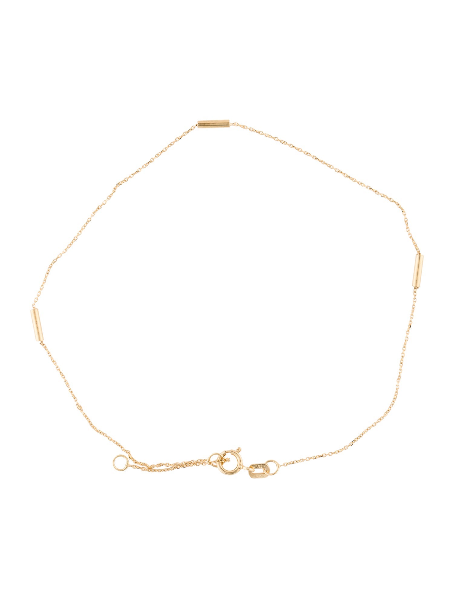 Anklet 14K Tube