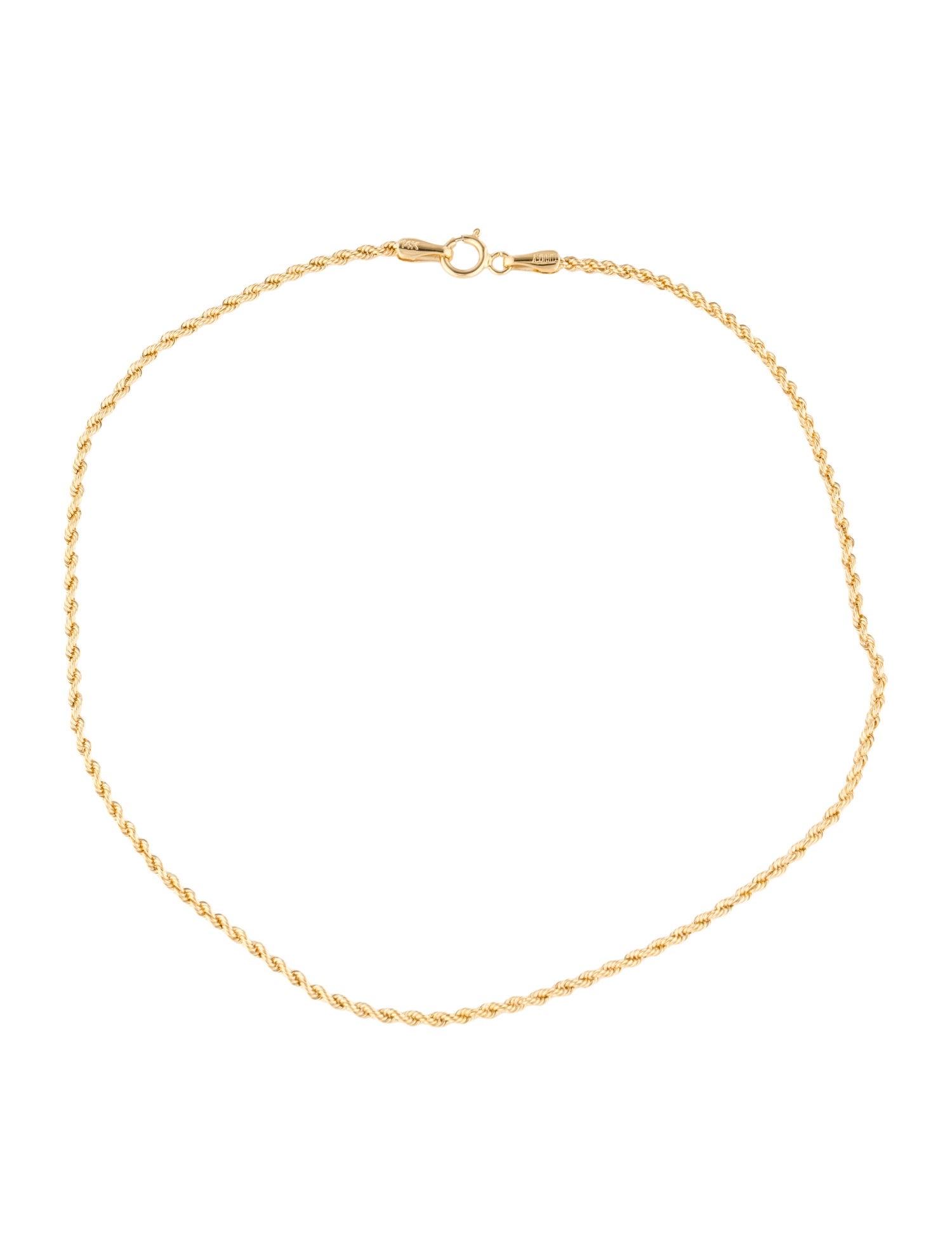 Anklet 14K Rope