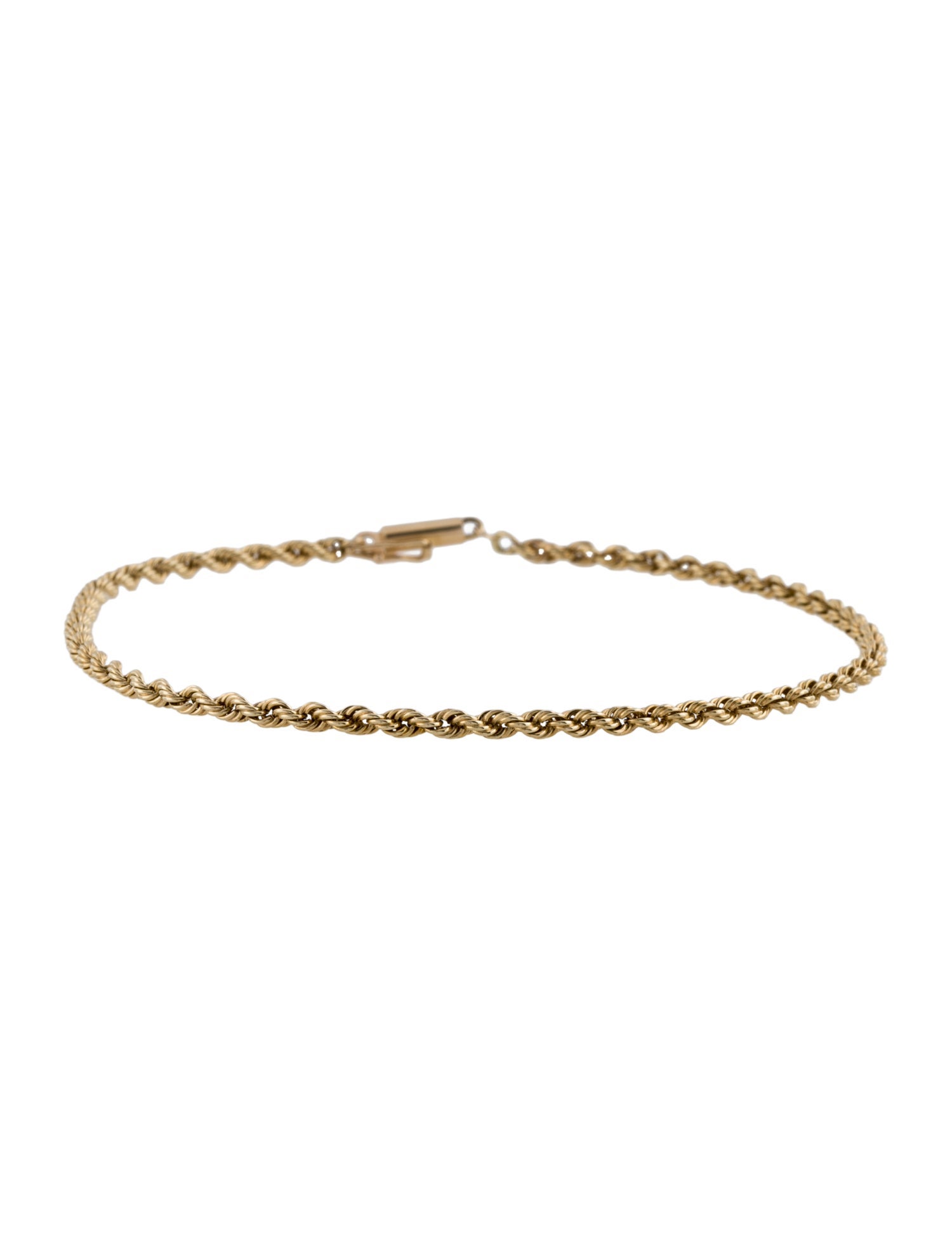 Anklet 14K Rope Chain