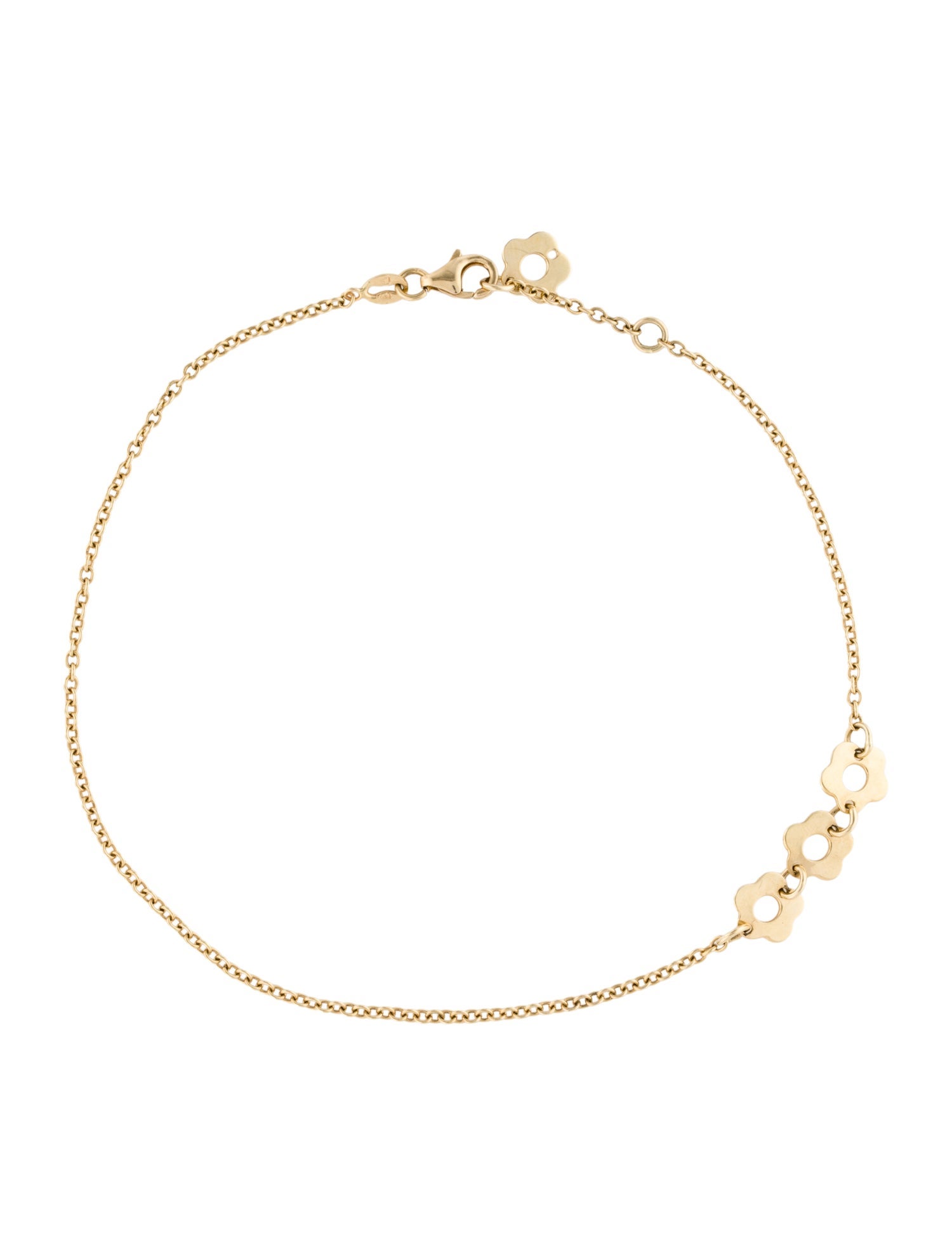 Anklet 14K Open Flower