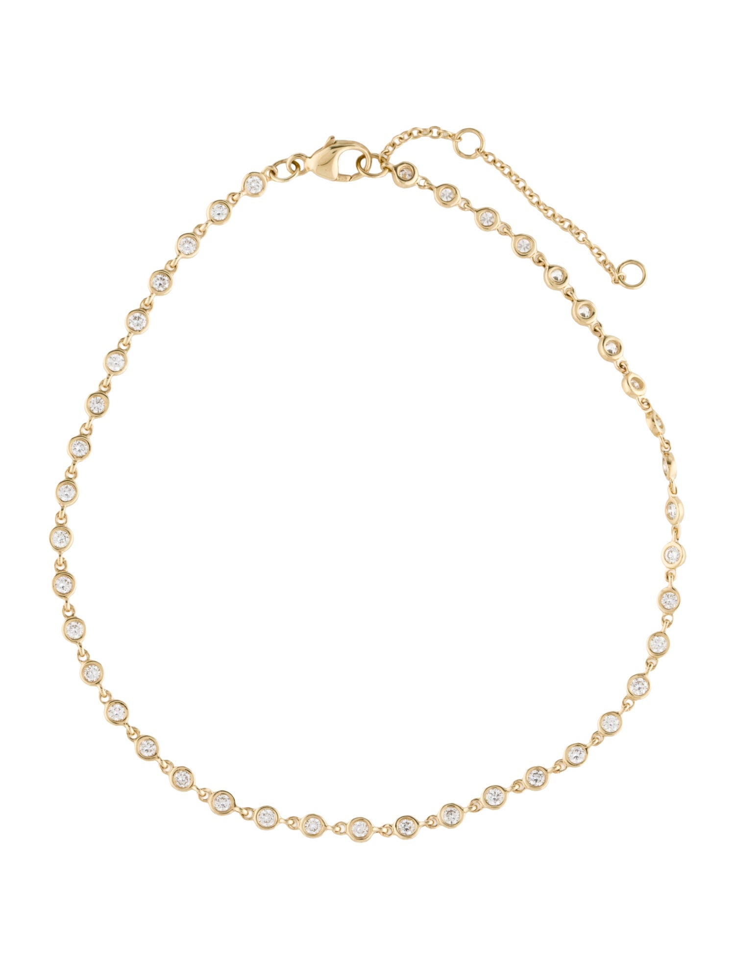 Anklet 14K Lab-Grown Diamond