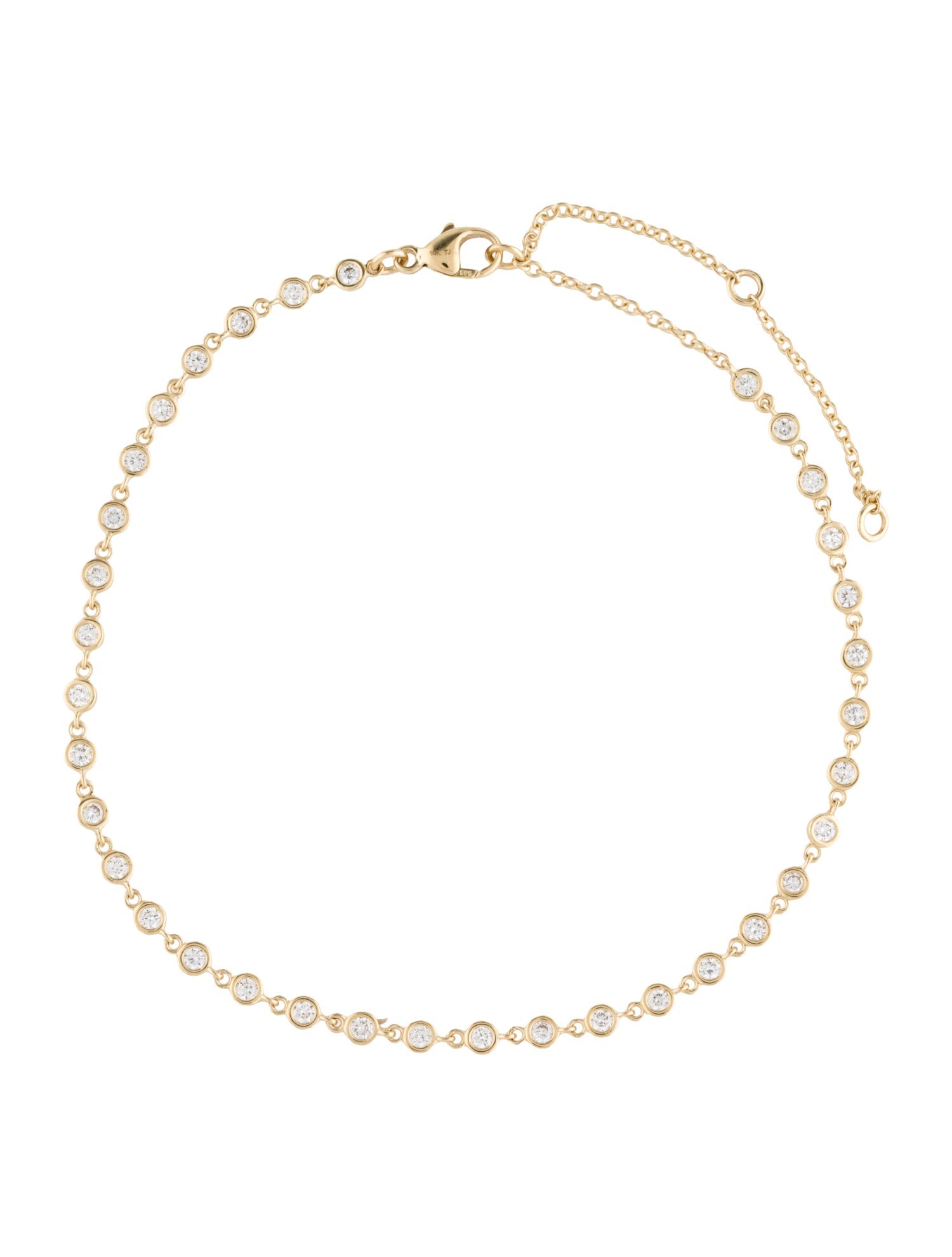 Anklet 14K Lab-Grown Diamond