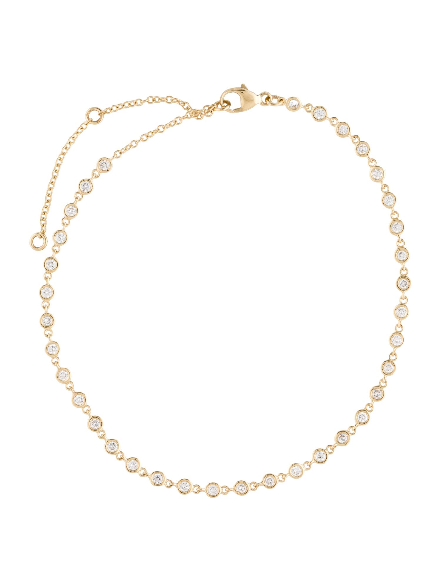 Anklet 14K Lab-Grown Diamond