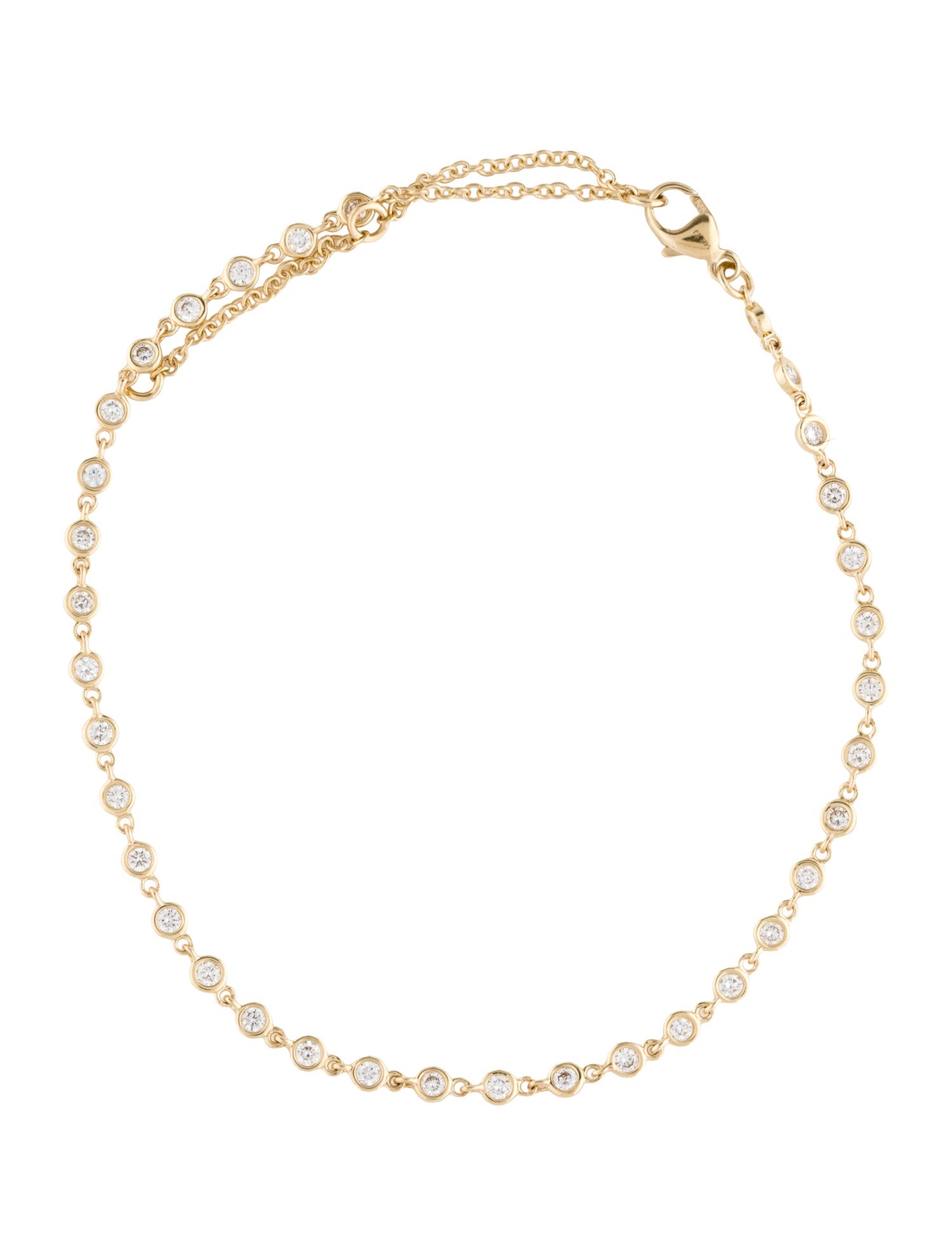 Anklet 14K 1.05ctw Lab-Grown Diamond Anklet
