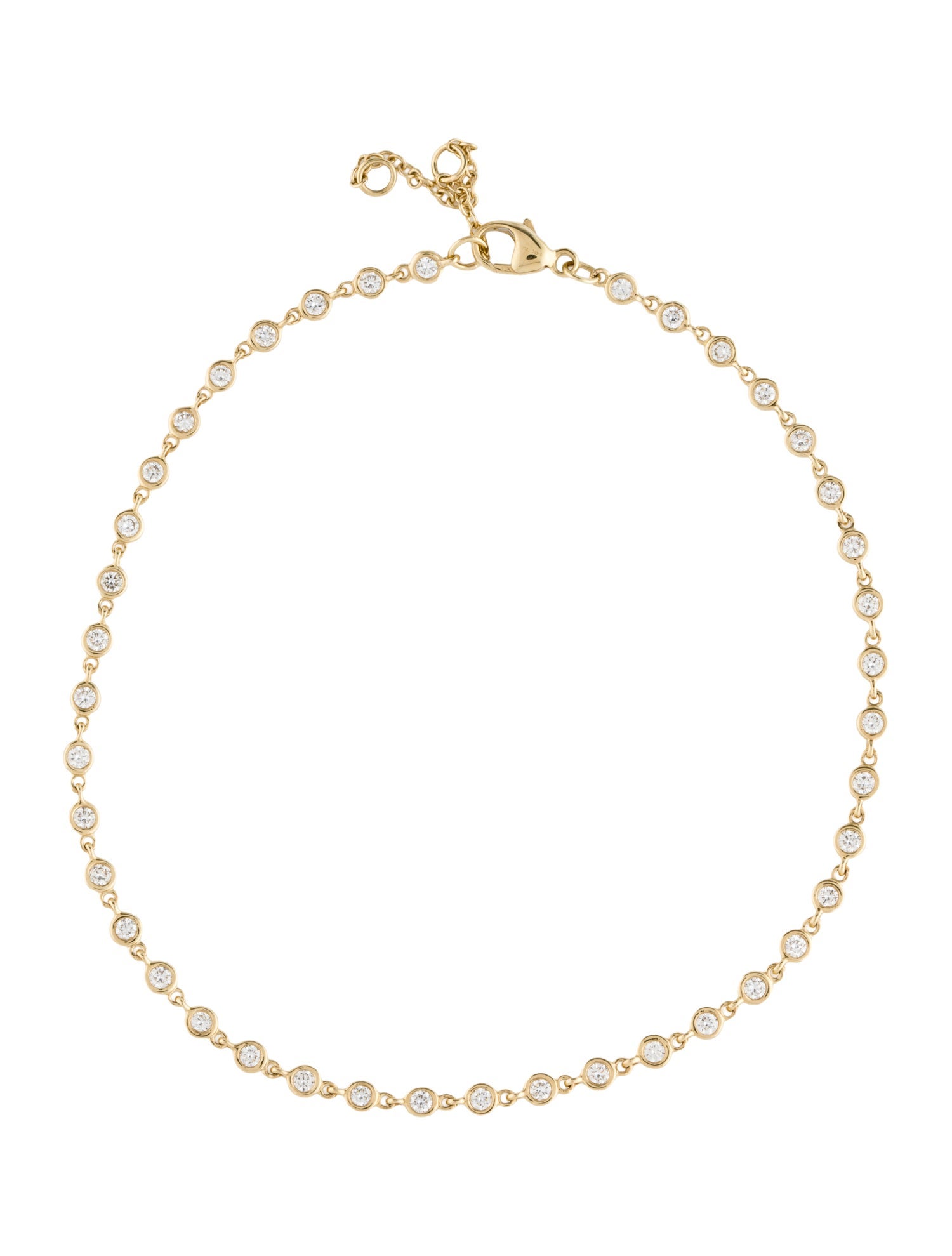 Anklet 14K Lab-Grown Diamond