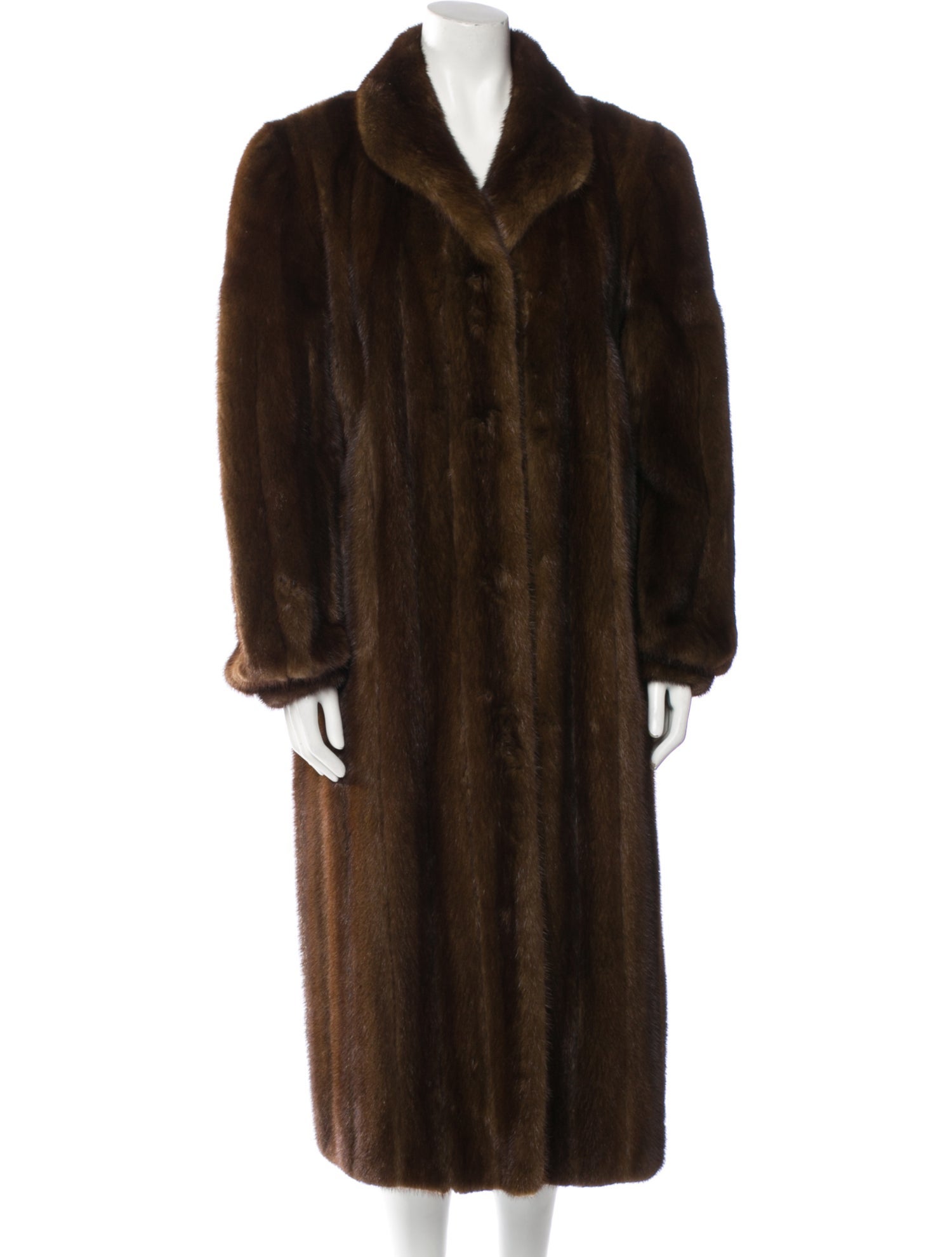 Anne Klein Fur Faux Fur Coat