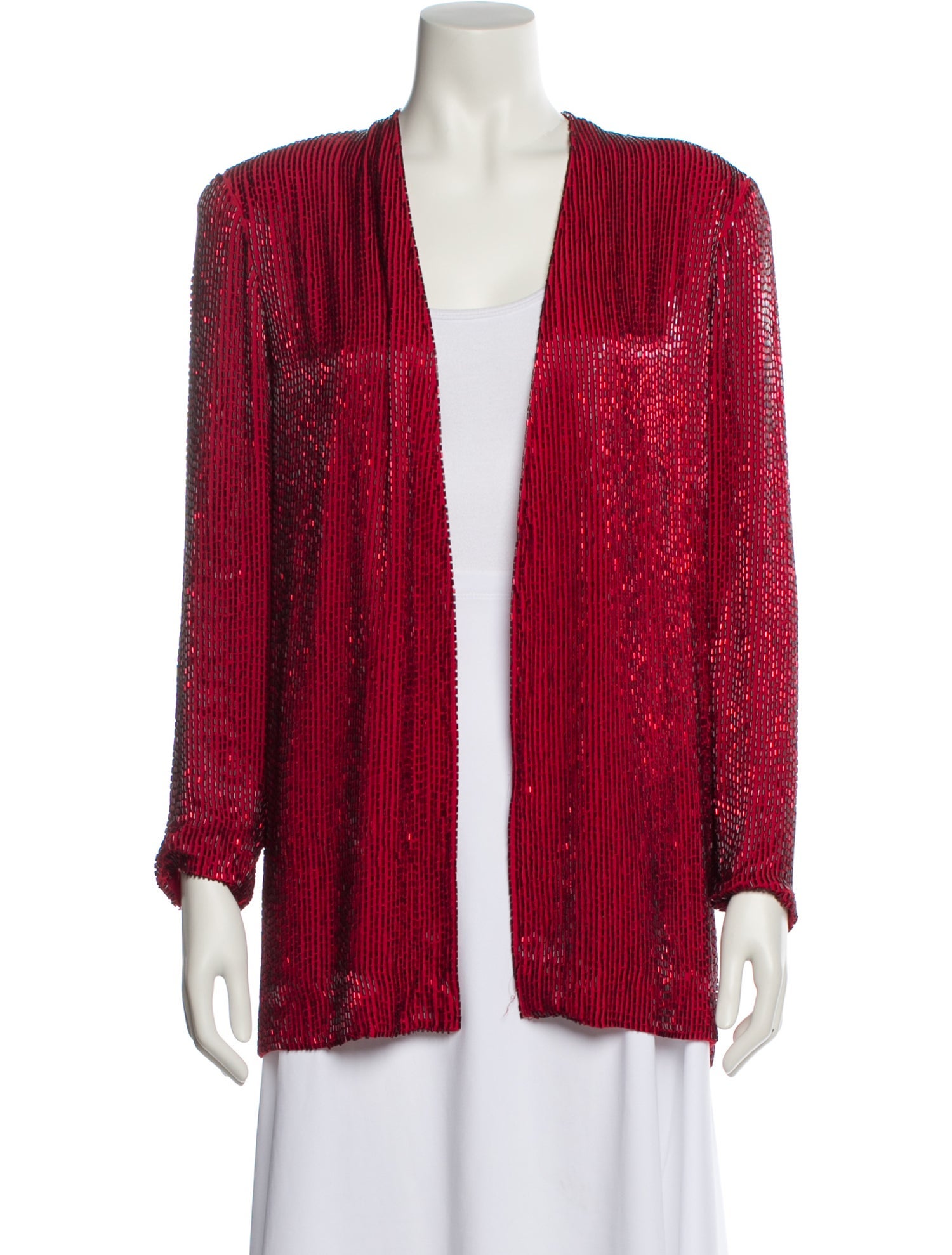 Anne Klein Striped Evening Jacket